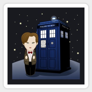 Kokeshi 11th Doctor Who Sticker